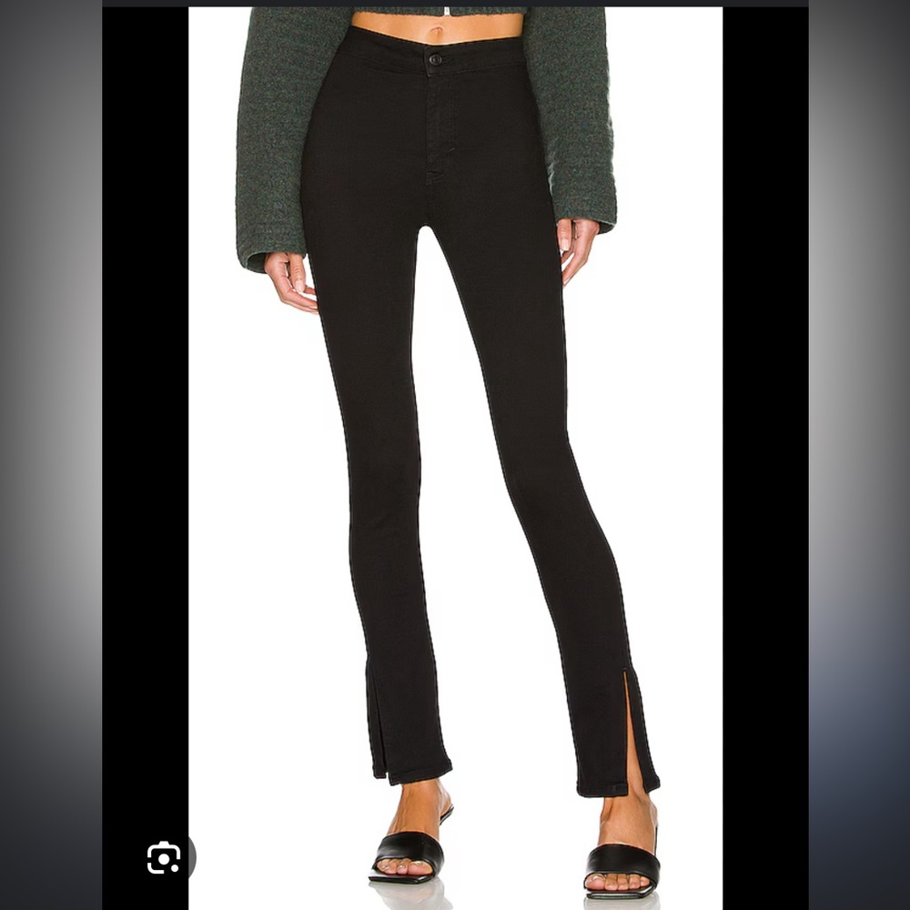 Free People Riley Slit Skinny Jeans